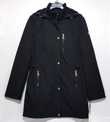 Chaqueta de gabardina negra para mujer Calvin Klein talla Capucha desmontable M nueva con etiquetas Foto 1 de 4