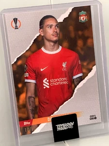 Topps Total Football ⚽️ Darwin Nunez nummeriert 10 /10 ✔️ Liverpool Paralell - Picture 1 of 2