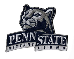 🏈 4" University of Penn State Nittany Löwen Team Logo Bügelbild Trikot PATCH! - Bild 1 von 1