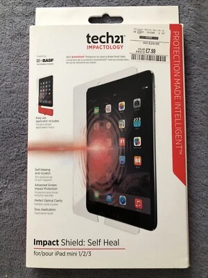 Tech21 Impact Shield Self Healing Screen Protector Guard for iPad Mini 3/2/1 - Image 1 of 4