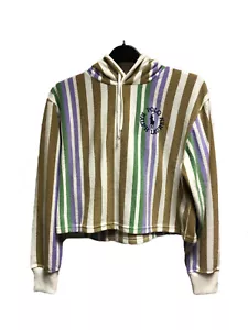 Womens Hoodie Hoody POLO RALPH LAUREN COLOURED CROP TOP Pullover Jumper Ladies S - Picture 1 of 7