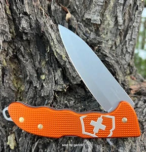 Swiss Army 2021 Limited Edition Hunter Pro Knife, Tiger Orange, Victorinox, NIB - Picture 1 of 8