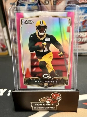 2014 Topps Chrome - Ha-Ha Clinton-Dix Pink Refractor #’d /499!!🔥 - Image 1 of 4