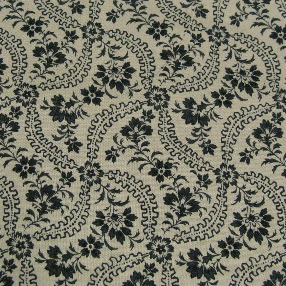 Windham Fabrics Cotton Antique Repro Sophia Whistler Studios Small Floral 1 Yard - Image 1 of 4