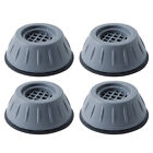 4pcs Grey Anti Vibration Washing Machine Support Anti-Slip Feet Base Pads