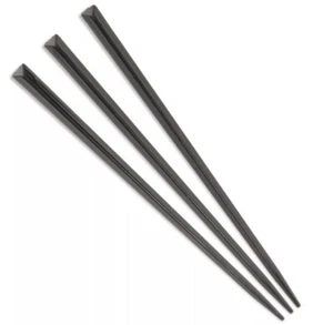 Triangular Prism Plastic Pick Skewer Drink Stirrer 3.5" Black - 2000 Pack - Picture 1 of 2