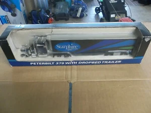 ppg industries peterbilt 379 with dropbed trailer 1:64" scale #32905 starphire - Picture 1 of 4