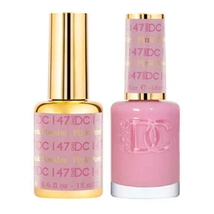 DND DC Soak Off Gel Polish Duo ##147 - Pink Powder - Picture 1 of 2