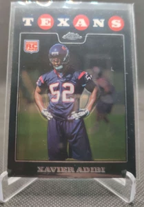2008 Topps Chrome #TC254 Xavier Adibi Rookie RC Texans football card - Picture 1 of 2