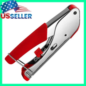 F-Type Compression Connector Crimp Tool RG59 RG6 Cable Crimper F-Connector CCTV - Picture 1 of 4