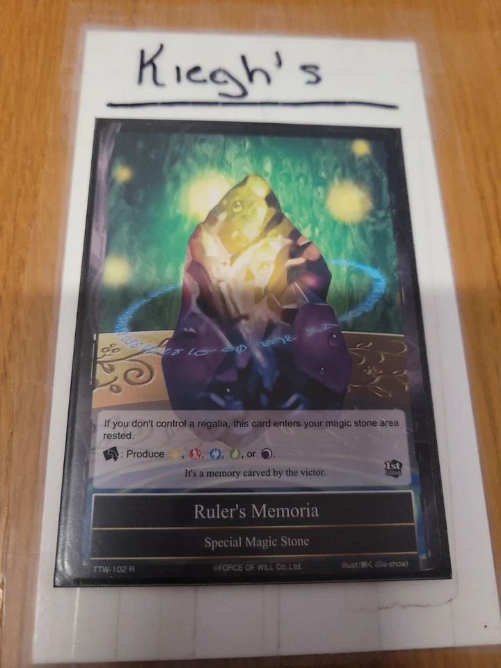 Force Of Will - Ruler's Memoria *TTW-102 R* - Image 1 of 1