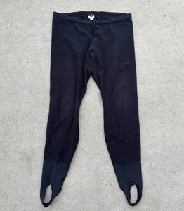 Vtg Patagonia Synchilla Pants USA MADE Black Fleece Drawstring Men’s 36x34 Large - Picture 1 of 4