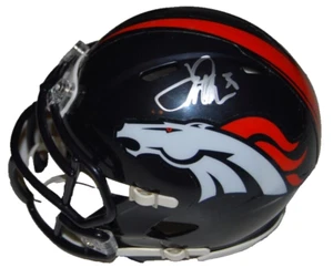 TERRELL DAVIS signed (DENVER BRONCOS) mini football helmet JSA COA AX11400 - Picture 1 of 2