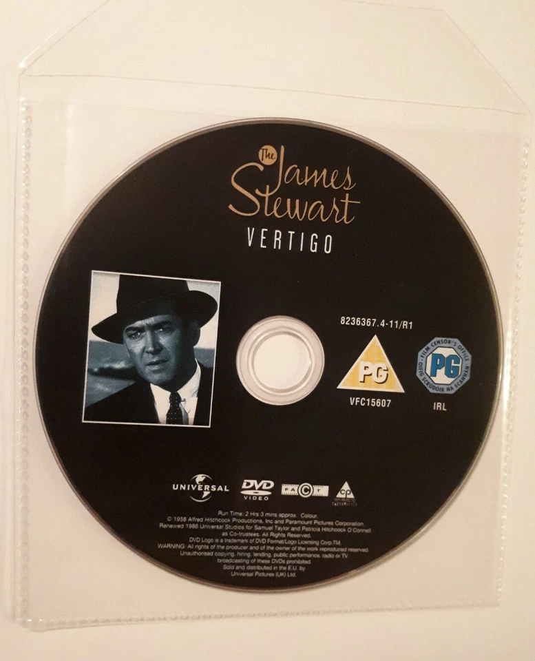 Vertigo (DVD, Disc only) Brand new. Classic Hitchcock.  - Image 1 of 1