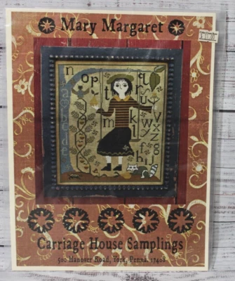 MARY MARGARET cross stitch pattern CARRIAGE HOUSE SAMPLINGS  NIP - Image 1 of 2