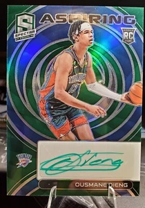 2022-23 Spectra Aspiring RC Ousmang Dieng Green Auto 9/50 #AA-OSG - Picture 1 of 2