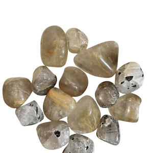 Rutilated Quartz Healing Crystal Single Stone 2-3cms Solar Plexus Chakra Healing - Picture 1 of 7