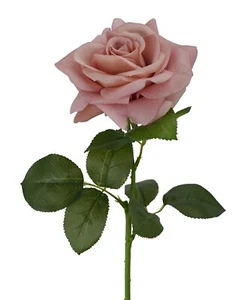 Artificial Dust Color RT Prima Roses 65cm For Wedding & Home Party Decor - Picture 1 of 4