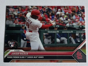 Jordan Walker - 2023 MLB TOPPS NOW Rookie card🔥In hand first home run! - Picture 1 of 2