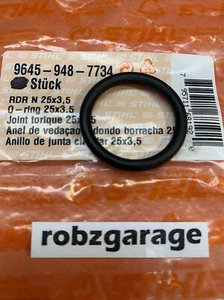 STIHL GAS FUEL CAP 25x3.5 O-RING 9645-948-7734 026 MS150 MS200T MS201T MS260 B12 - Picture 1 of 2