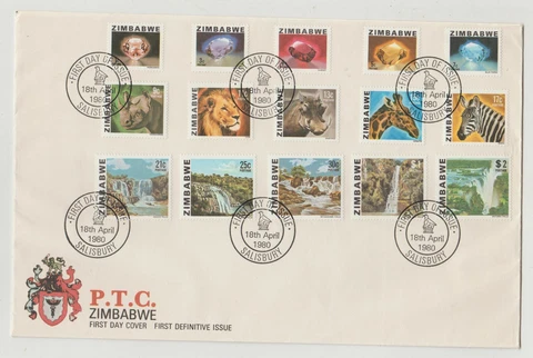 ZIMBABE  FIRST DAY COVER  1980 Cover