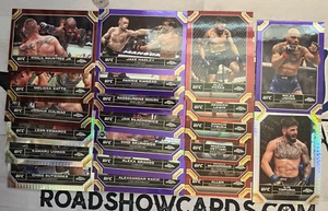 2024 Topps Chrome UFC YOU PICK / CHOOSE  - Prism Purple Magenta Refractors RCs - Picture 1 of 1
