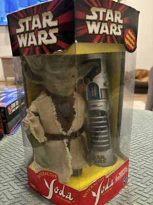 Star Wars TPM Interactive Yoda Talking 2000 Sin usar, en caja Tiger hablando con sable de luz 224 Foto 1 de 4