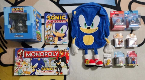 Nintendo, Sega, Mario, Sonic - Figures, Book, & Backpack - Pick & Choose Cover