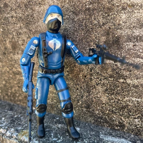 Gijoe BlackMajor Custom Cobra Trooper  Viper Pilot Soldier X1 Cover