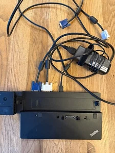 Lenovo ThinkPad Pro Dock Type 40A1 Black inc Adapter and Power cord | Windows - Photo 1/13