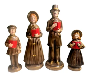 Norcrest Christmas Carolers Set of 4 Made in Japan Vintage - Picture 1 of 8