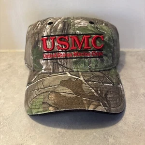The Game United States Marine Corps USMC Camo Hat Split Bar Strapback - Picture 1 of 6