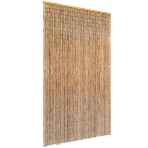 vidaXL Insect Door Curtain Bamboo 120x220 cm - Picture 1 of 4