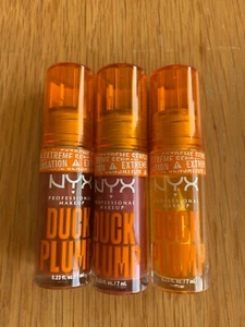 New NYX Professional Makeup DUCK PLUMP Lip Plumping Gloss -CHOOSE YOUR SHADE - Picture 1 of 17