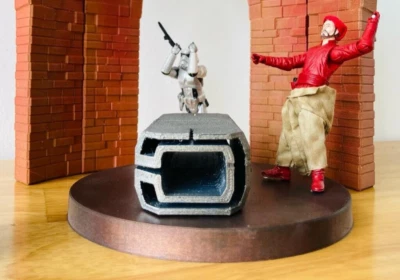 Andor - Campana de yunque Ferrix Beskar para figuras de 6 pulgadas (1:12) Foto 1 de 4