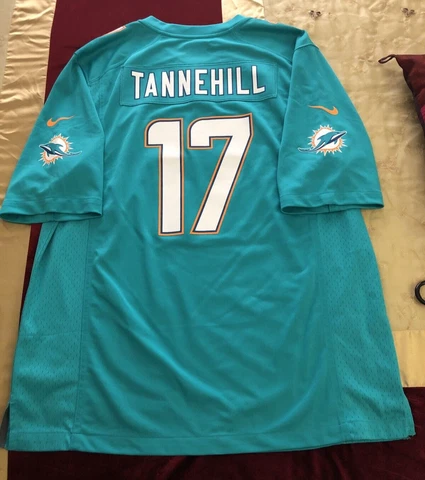 Miami Dolphins Nike Jersey Ryan Tannehill 17 Men’s Size Large Cover