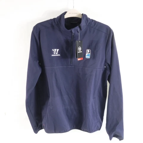 Warrior Covert Travel Jacket With IHHF Logo Navy Blue Men's Size Large NWT Cover