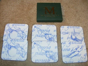 6 Botanicals Coasters MMA Artwork By Jason 4.5"x3.75"  - Picture 1 of 3