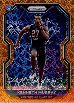 Kenneth Murray - 2020 Panini Prizm - #327 - Prizm Lazer RC Football - Image 1 of 2