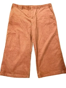 Rostorange Cordhose weites Bein 22W A New Day High Waist Seitentaschen E398 - Bild 1 von 10