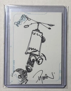 2005 Inkworks Robots The Movie Sketch Card SP by Dave Dorman #/149 RAREST IN SET - Picture 1 of 2