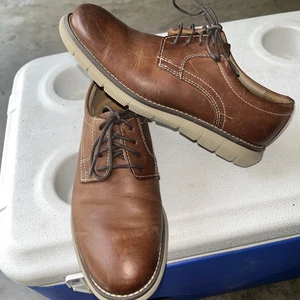 Johnston & Murphy Activate TAN DRESS perforierte Lederschuhe Jungen 1M. - Bild 1 von 4