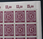 Alliierte Besetzung Gemeinschaftsausgaben Nr. 921  Bogen Abart, Besonderheit **