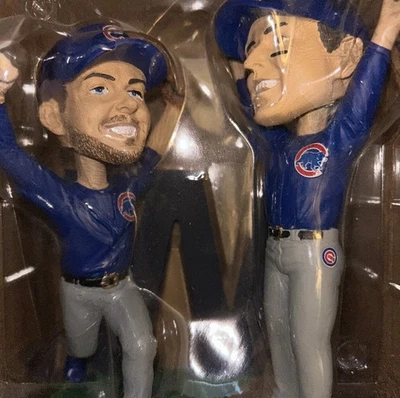 2017 Chicago Cubs SGA GIVEAWAY Bryant/ Rizzo "THE FINAL OUT" BOBBLEHEAD UNOPENED - Image 1 of 4