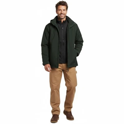 Weatherproof Men's Stretch Ultra Tech Jacket Green S - Image 1 of 4
