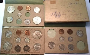 1947 PDS Uncirculated U.S. Mint Set, Original Walking Liberty Silver Half Dollar - Picture 1 of 9