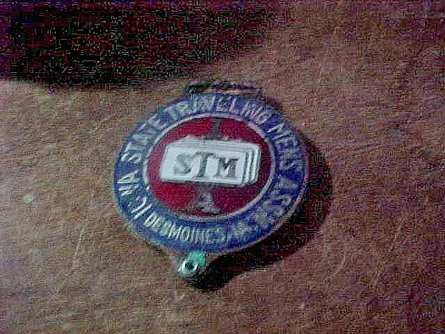 Early 1900s Traveling Mens association watch fob Des Moines Iowa - Image 1 of 1