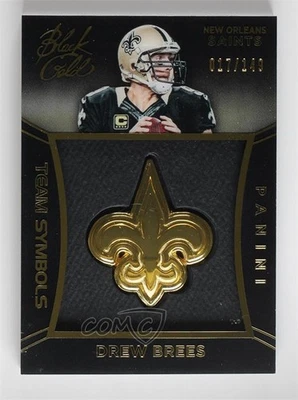 2014 Panini Black Gold Team Symbols /149 Drew Brees #TS-41 - Image 1 of 2