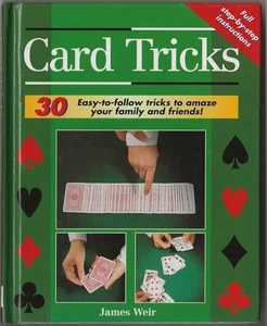 Card Tricks Book-How to do the Tricks! Hardcover by James Weir - Picture 1 of 7