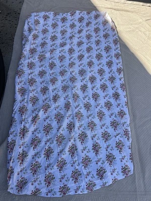 Sábana Ajustable Vintage Ralph Lauren Emily Anne Floral Volantes, Doble, 40" W x 78" L Foto 1 de 4